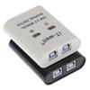 Usb Printer Sharing Device 2-Port Manual Kvm Switching Splitter Hub Converter
