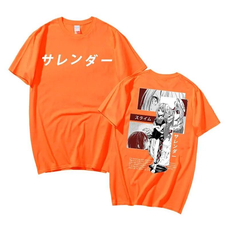 That Time I Got Reincarnated As A Slime Tshirt Anime Unisex Women T-shirt Short-sleeved Rimuru Tempest Unisexga Graphic T Shirt Male