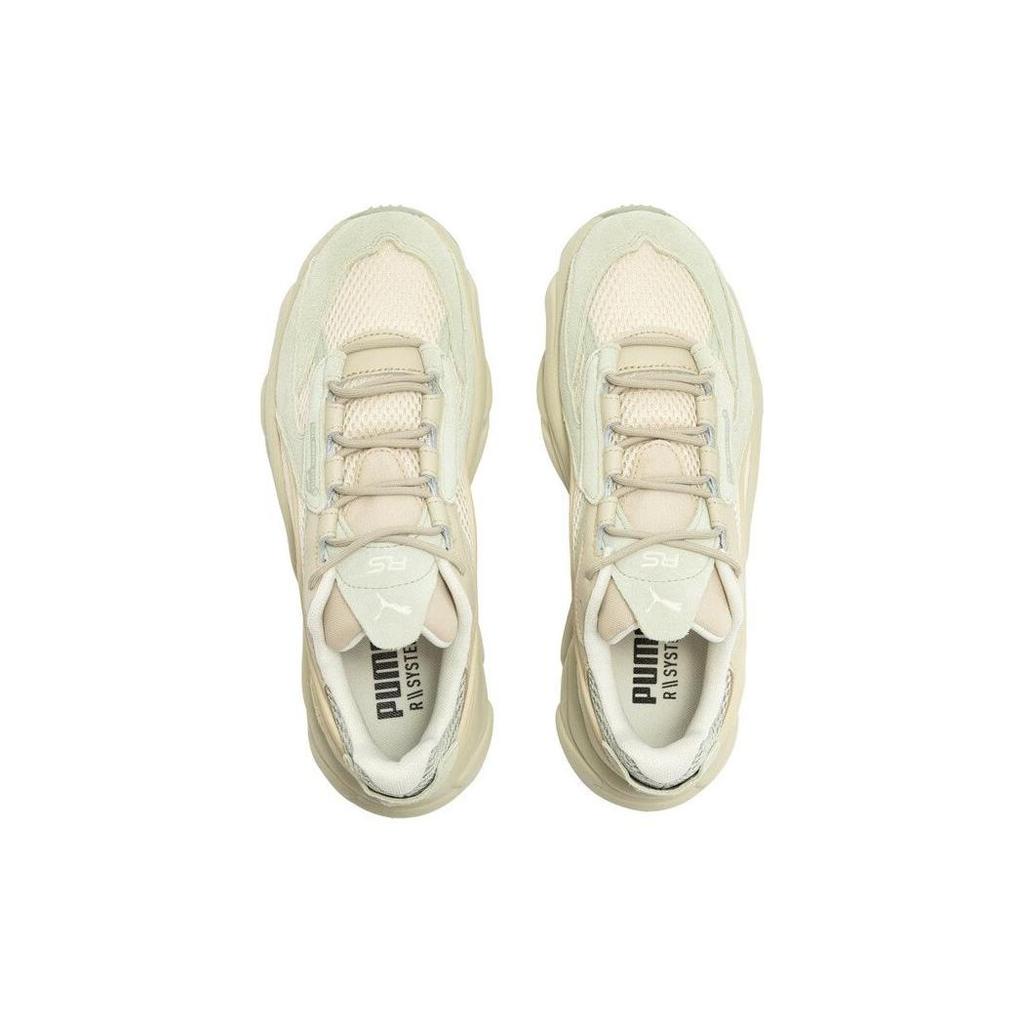 Puma Rs-Connect Desert Fabric Leather Sports Comfort Low-Top Lifestyle Shoes Unisex Shoes Beige Green 387730-02