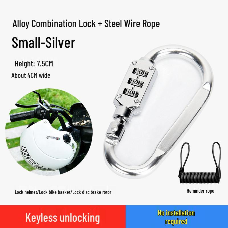 Universal Anti-Theft Helmet Lock for Bikes and Scooters