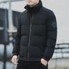 Men's Winter Thickened Cotton Coat with Velvet and Tiger Head Logo
