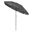 CAPTAIN STAG Parasol Umbrella Sun Shade UV Protection Parasol Diameter 200cm X Height 210cm Storage Bag Included Black CS Black Label UD-80