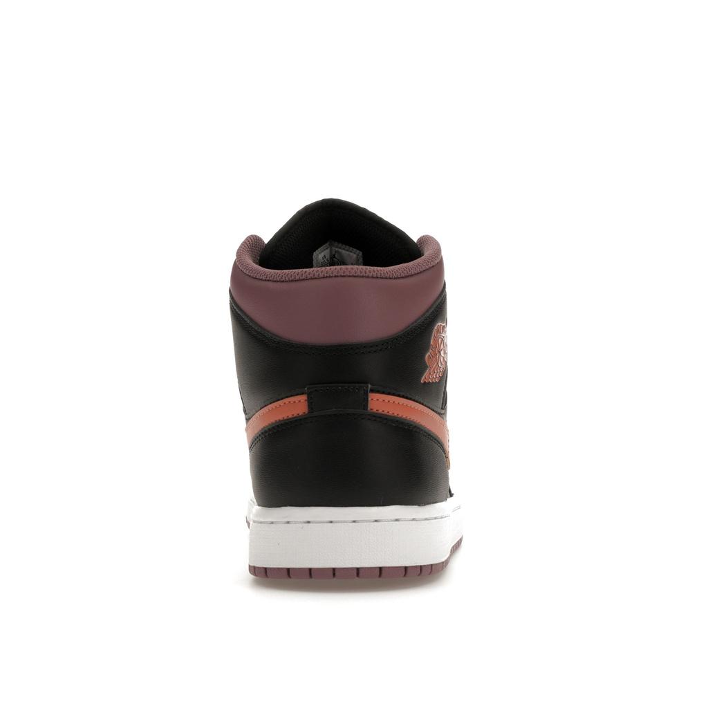 Мужские кроссовки Air Jordan 1 Mid SE Black Sky J Mauve Sky-J-Orange White FB9911-008