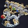 Fokart Handmade Glasswork Feng Shui Winning Ball Dragon 4 Inches