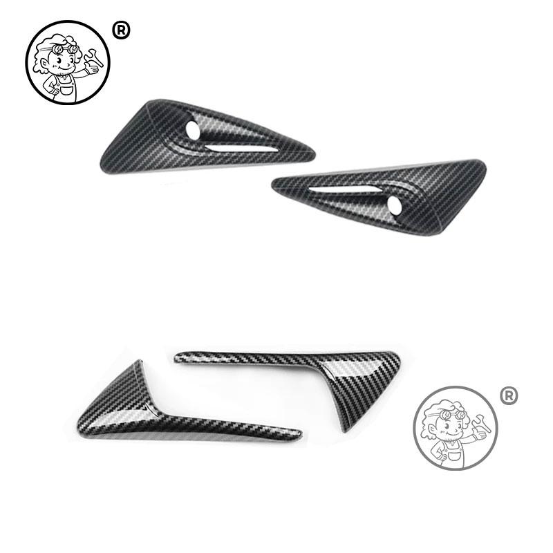 For Tesla Model YL 2026 2027 Car Leaf plate camera protection cover body Carbon fiber decorative Car modification accessories