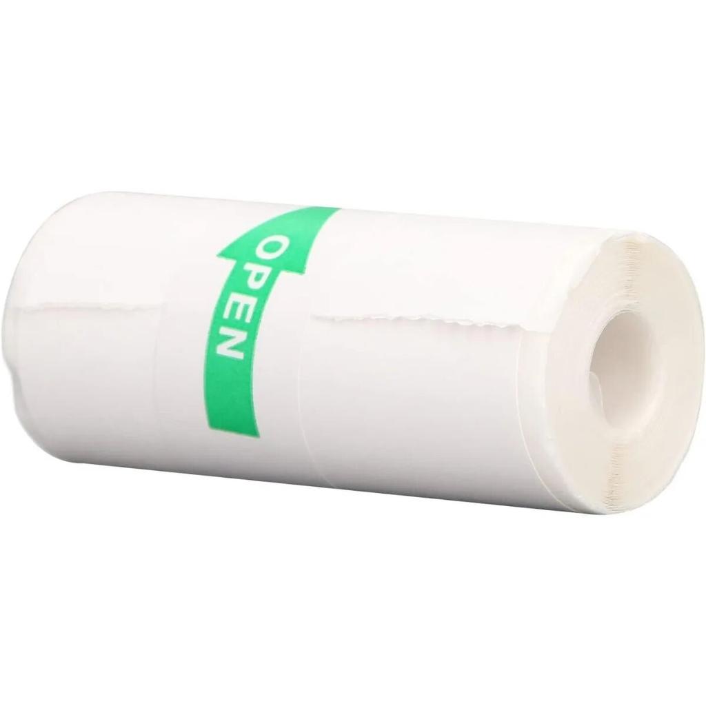 10Pcs Mini Printer Paper, 57 X 25 Mm Self Adhesive Thermal Paper Printable Sticker Paper for Pocket Thermal Printer