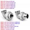Соединительная муфта из нержавеющей стали 304 1/4" 3/8" 1/2 3/4 1" BSP Наружная Внутренняя резьба Литой фитинг для труб Тройник Угольник connector