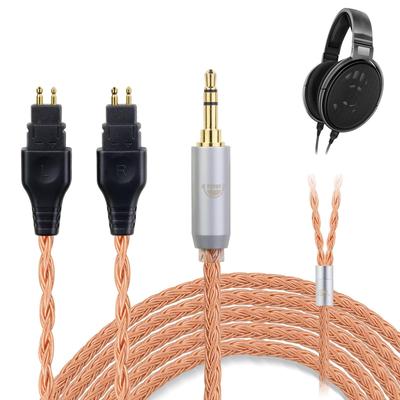 Okcsc ZT16 Кабель для наушников HD650 Сменный кабель для 16-жильного чистого меди для SENNHEISER Совместим с наушниками HD265 Длина/Наушники HD600,