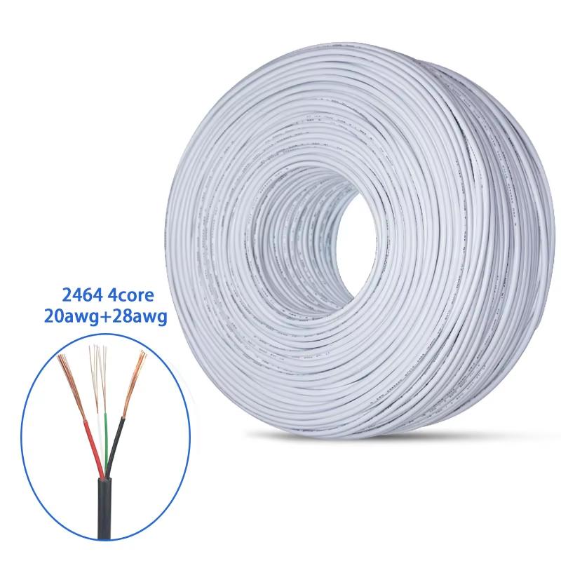 Charging Cable Electronic Wire USB Data signal Line 2464 20+28AWG High Current 5A Four-core PVC Sheathed