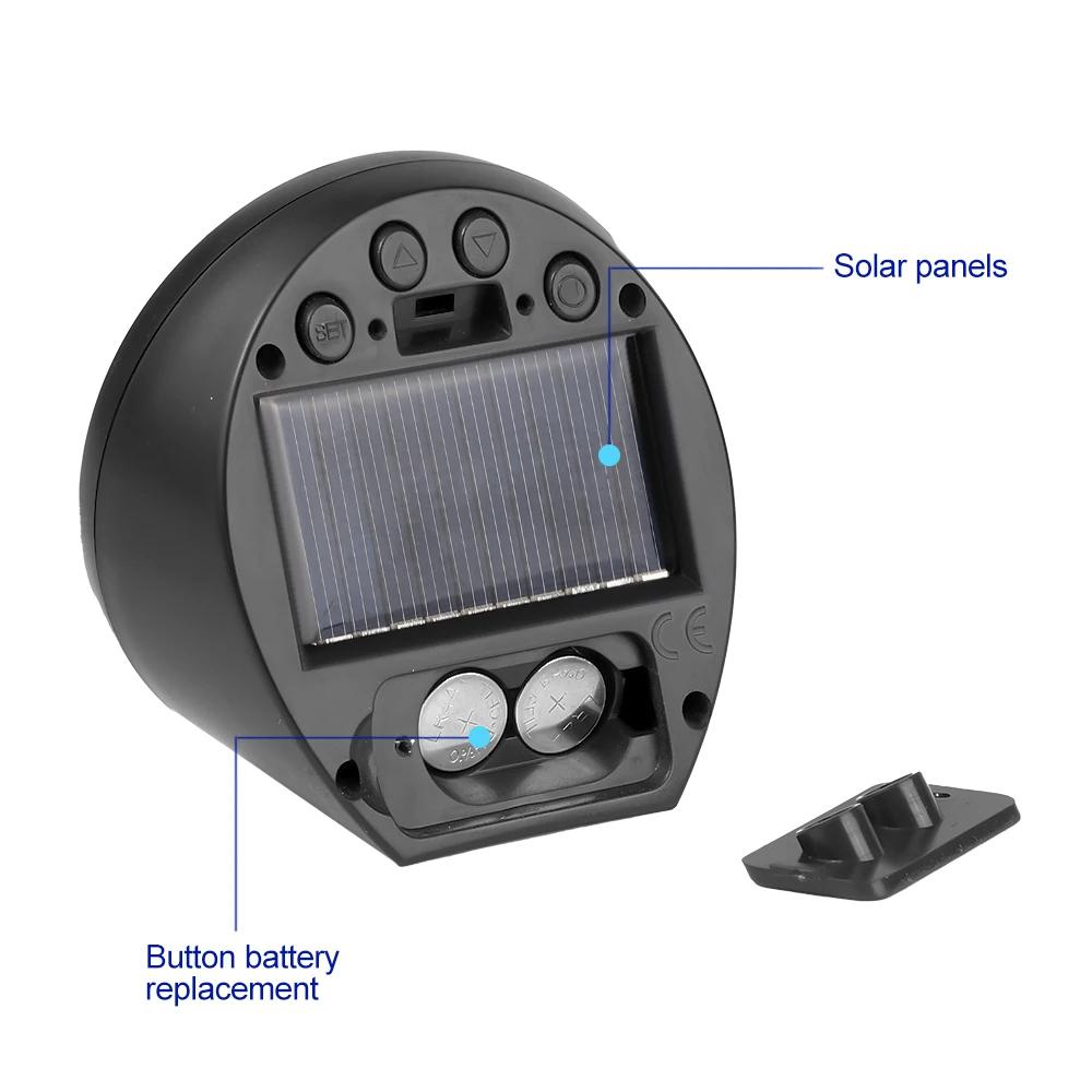 Digital Car Temperature Clock with Motion Sensor - Dashboard Thermometer with Calendar Display, Auto-Dimming LED Screen (68mm)
