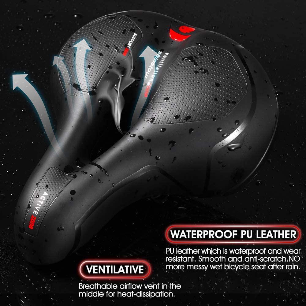 Полое дышащее велосипедное седло для мужчин и женщин, седло для шоссейного велосипеда MTB, амортизирующее удобное удобное велосипедное сиденье с большой по...