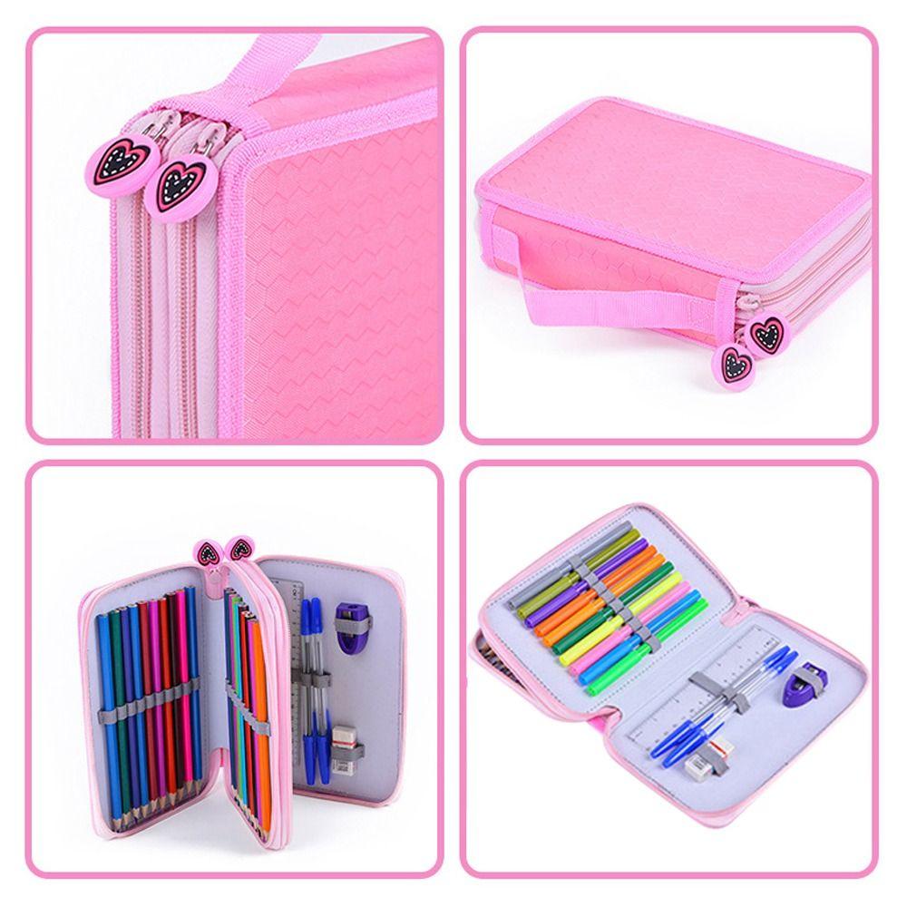 Polyester Pencil Pouch 32-Holes Pen Bag High Quality Pencil Box