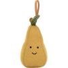 Jellycat Серия 'Веселая Еда' Счастливый Фестиваль Груша Украшение Кукла Плюшевый Подвеска Высота 10 см