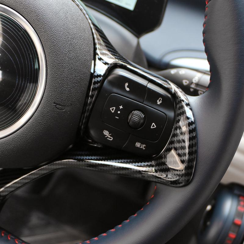 For BYD Dolphin Mini Dolphin Surf Atto3 Atto 3 2024 Car Steering Wheel Cover Sticker Trim Interior Accessories