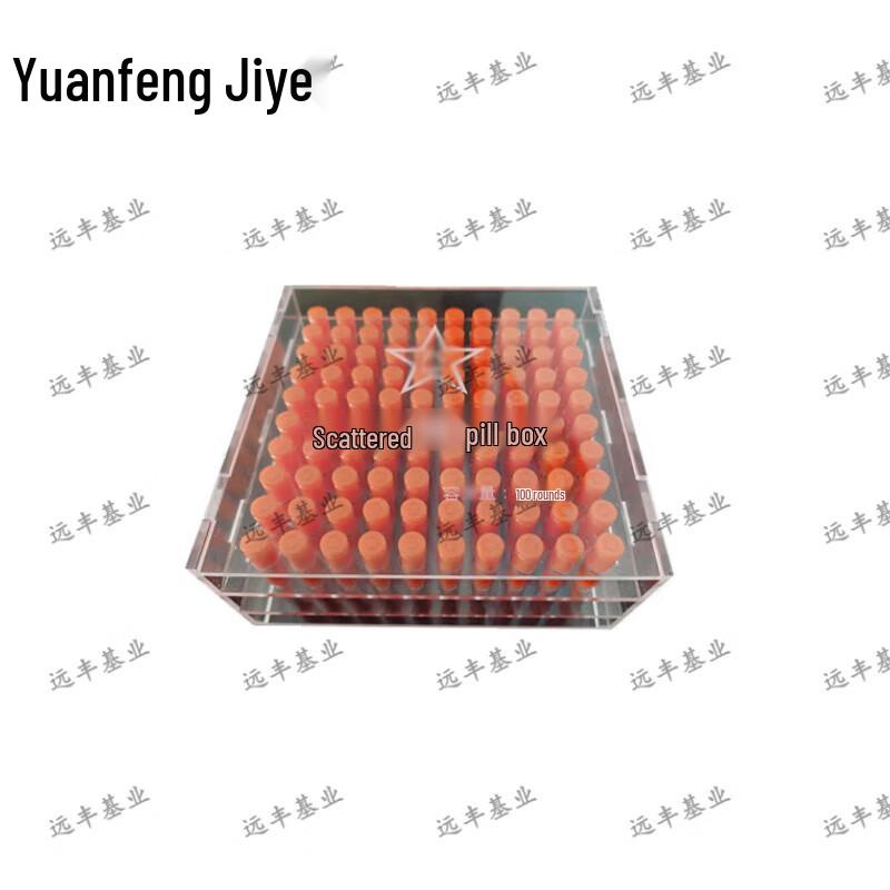 9mm Transparent Cartridge Storage Box