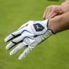 Mizuno Двойной захват Гольф Левая 5MJML401 Мужская перчатка, Рука, Белый/Синий, 23см,