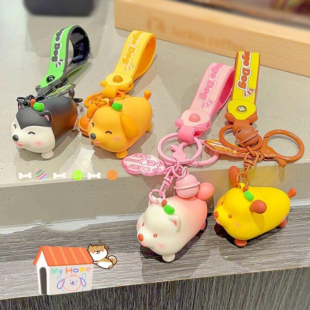 Шиба-ину Хакими Манго Собака Нежный Подвеска ПВХ Фрукт Животное Комбинированный Брелок Женский Леди Девушка