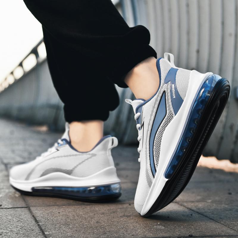 Мужские легкие кроссовки большого размера с дышащей сеткой на воздушной подушке, мужские кроссовки, кроссовки для бега, мужская обувь для тенниса