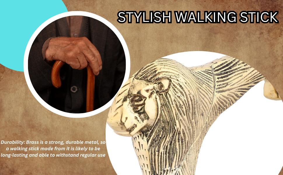 Лев Латунная Антикварная Дизайнерская Ручка Викторианская Трость Трость Винтажный Стиль