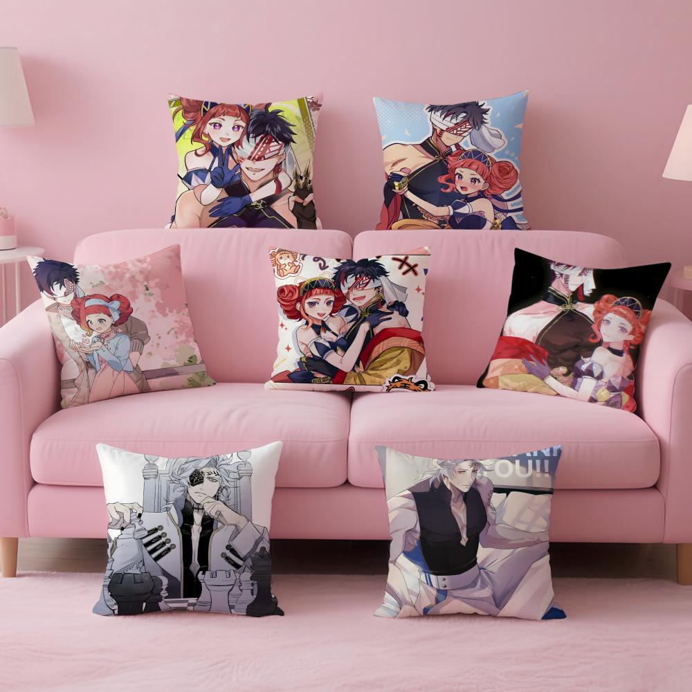 Epic Mythic Japanese Anime RRecord of Ragnarok Cushion Cover Pillow Case Soft Skin Friendly Fabric Concealed Zipper