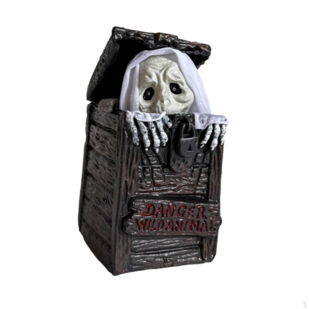 Электрическое Хэллоуин Украшение Светящееся Внутри Красное и Движущееся для Дома Газонной Композиции Снаружи