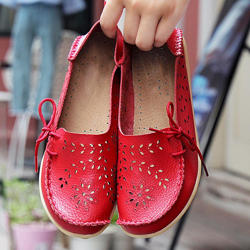 Women Flat Shoes Fashion Women Casual Shoes Breathable Women's Loafers Shallow Comfort Mom Shoes Ladies