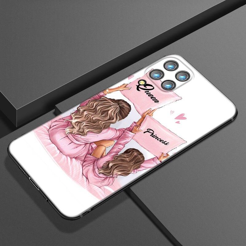 Beautiful Mother Daughter Son Phone Case For Samsung A21 A30 A50 A52 S A13 A22 A32 4G A23 A33 A53 A73 5G A12 A31 A51 A70 A71 A72