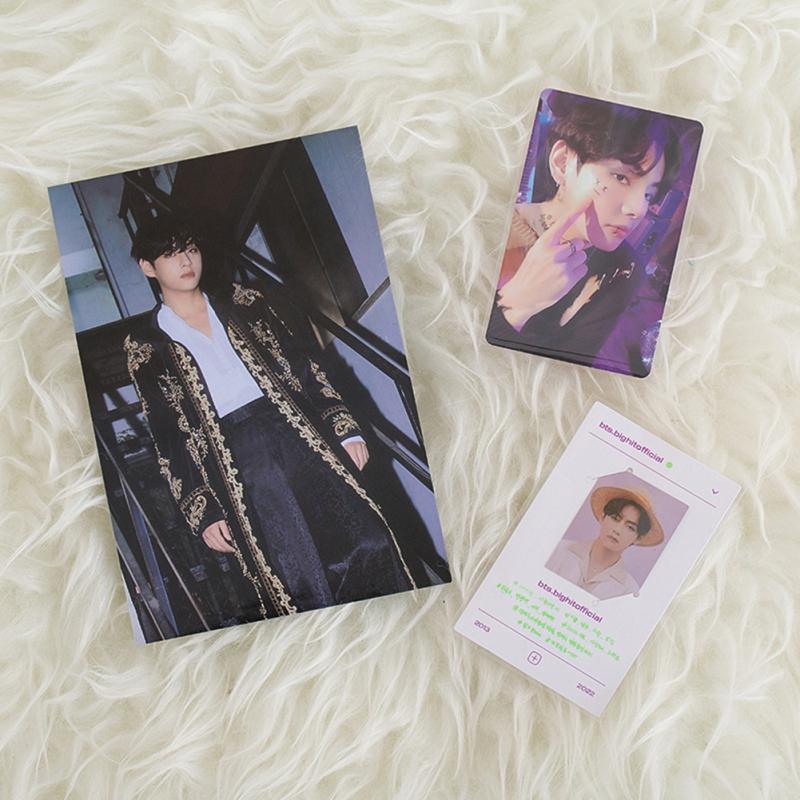 54 шт. Неповторяющиеся фотокарточки Bts Lomo Cards 2022 Настольный календарь Подарочная коллекция для поклонников Bts