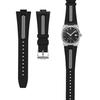 [SigneMetu] Силиконовый водонепроницаемый сменный ремешок для часов серии Tissot PRX, быстросъемный, дышащий, мягкий и удобный (черный)
