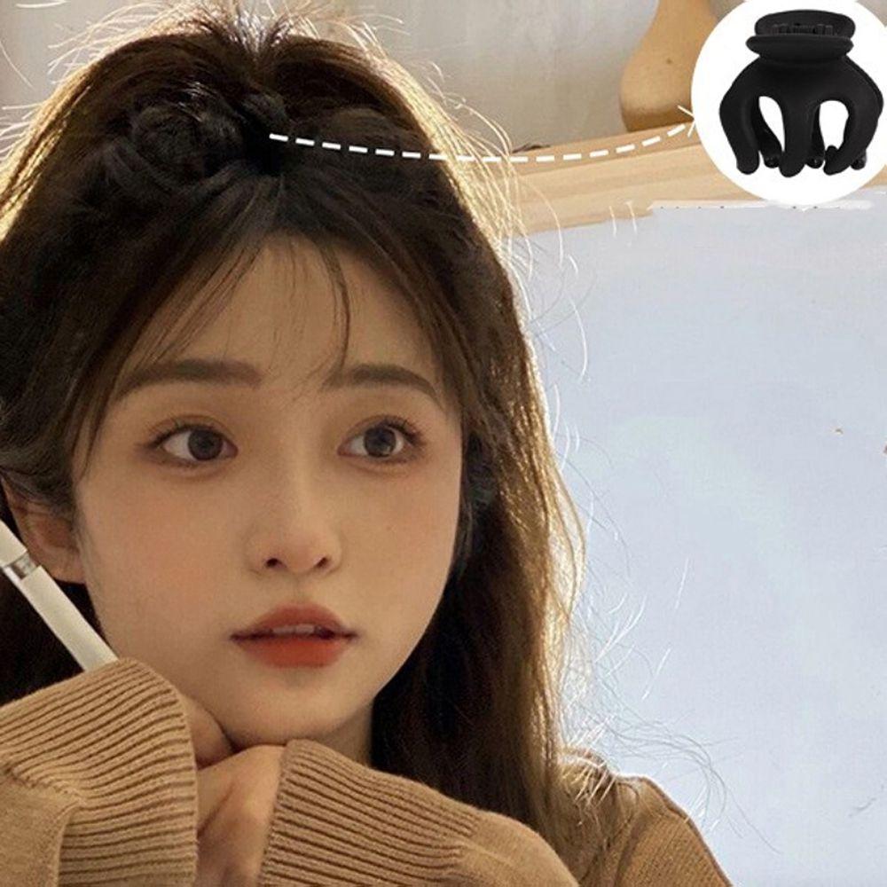 MIni Hairpin Black Girls Hairpin High Ponytail Fixed Clip Small Hair Claw Korean Style Hair Clip