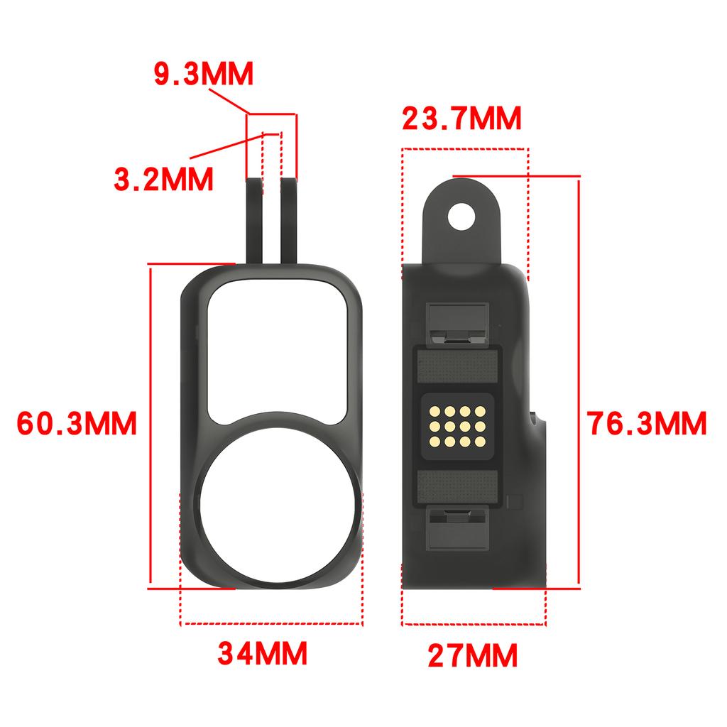 PC Protective Case Fit for DJI Osmo Nano Camera Shooting Cage Mount USB Port Reserved Full Protection Quick Release Design