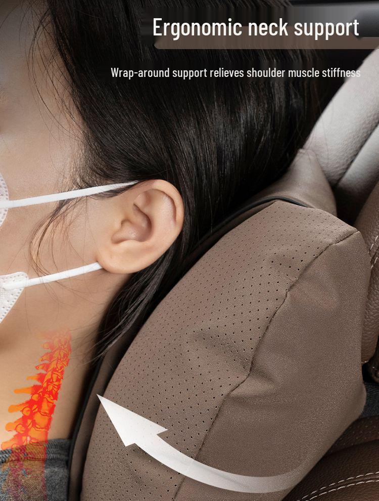 Compatible with Mercedes Headrest Maybach Neck Support: Fits S-Class, E-Class, C-Class, GLE, GLC, GLB, GLS.