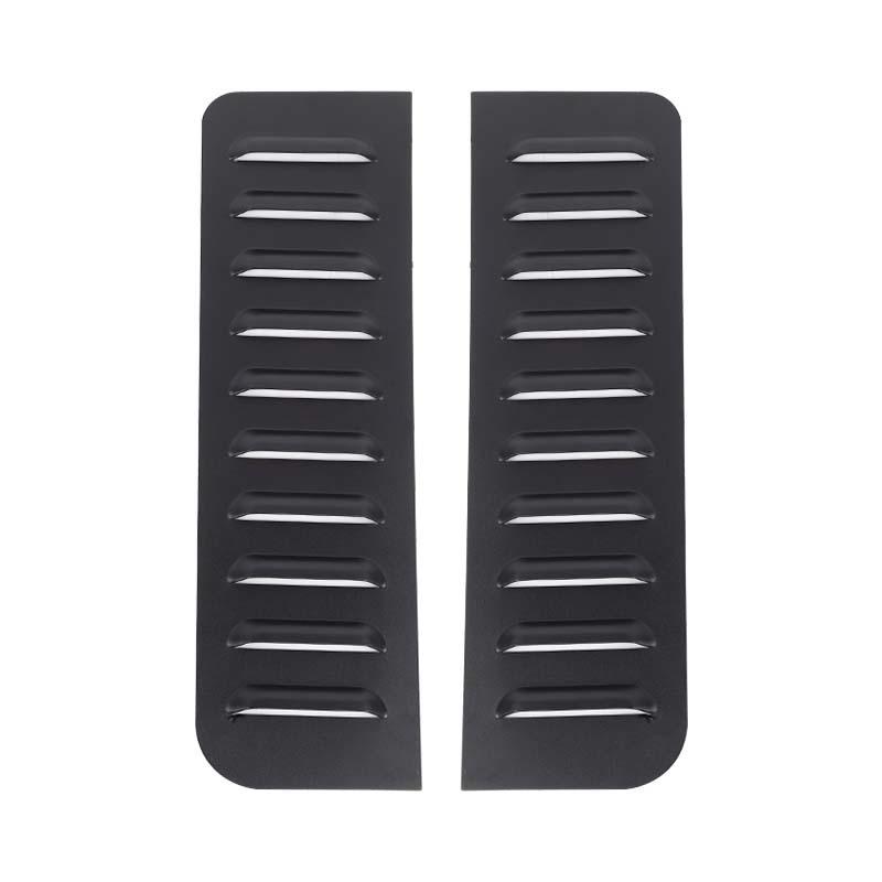 Накладка на заднее окно автомобиля, декоративная рамка для Jeep Wrangler JK 2007-2017, 4-дверная версия, металлические автомобильные аксессуары