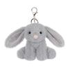 Apricot Lamb Cute Gray Bunny Soft Keychain Plush Perfect for Boys and Fits Kids Backpacks and 11cm Toy, Girls, Purses,