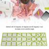 Crafts Rulers DIY Patchwork Tool Fabric Cutting Ruler With Grid Lines for Tailor Patchwork Cutting Sewing Acrylic Quilting Ruler