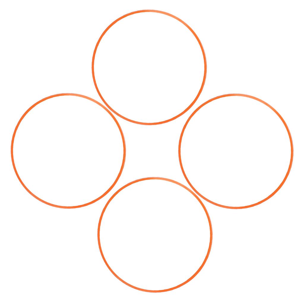 4PCS 18 Inch Wheel Rim Protectors Self Adhesive ABS Scratch Protection Wheel Rim Guard Orange