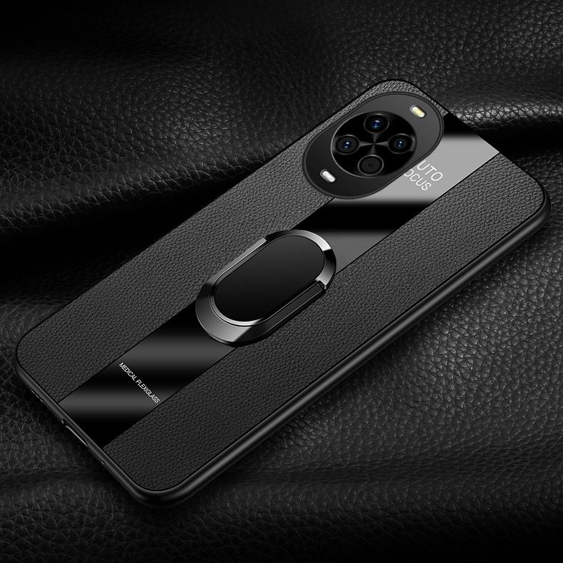 Чехол для Huawei Nova 14 Pro, деловой, с эллиптической подставкой, всесторонний, ударопрочный, кожаный, мягкий силикон, модный, для задней крышки Huawei Nova14 Pro