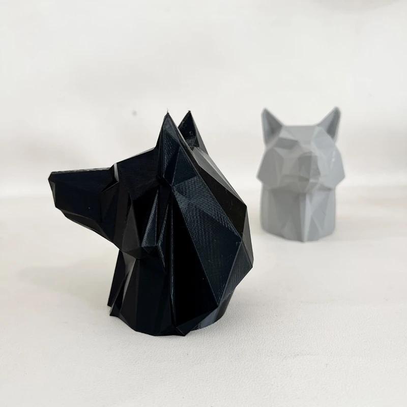Накладка-колпачок в форме волка для сцепного устройства прицепа 3D-печатная крышка для шара фаркопа Декор фаркопа Предотвращает ржавление приемной трубы