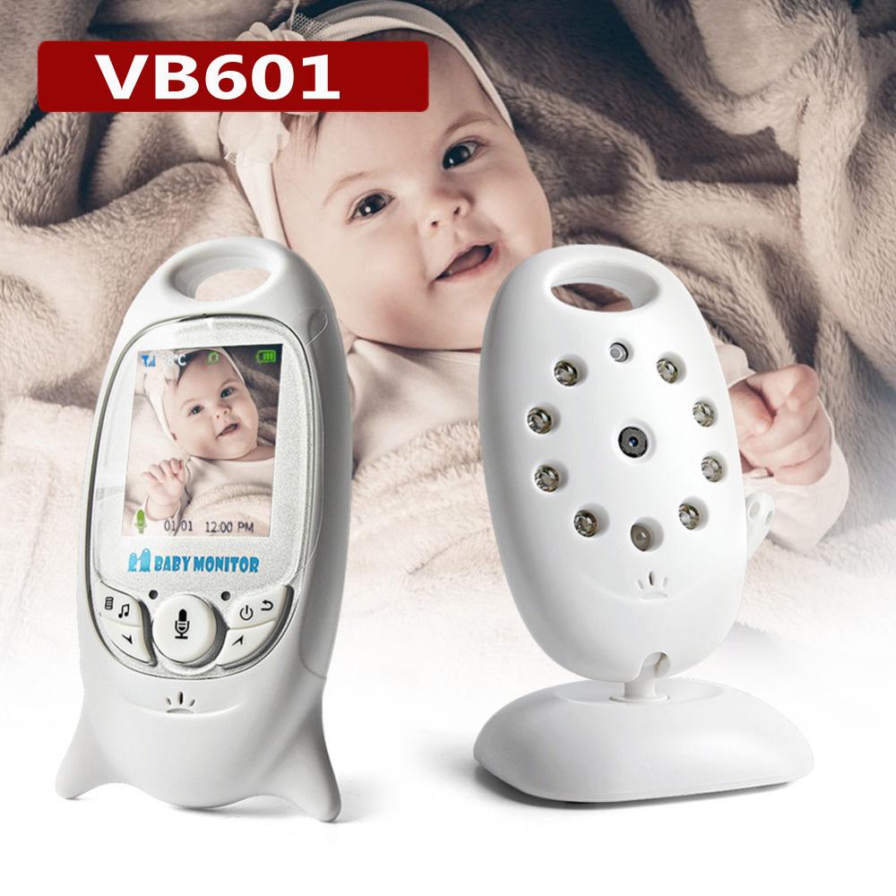 VB601 видеоняня, беспроводной 2,0-дюймовый ЖК-дисплей, няня, двусторонний разговор, ночное видение, температура, камера безопасности, няня, 8 колыбельных