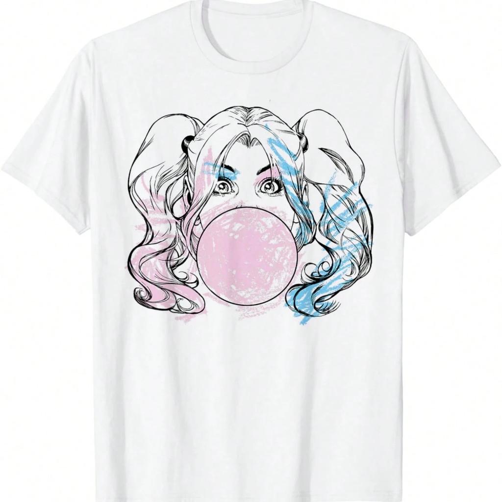 Cute Personality Harley Quinn Inmate TShirt Unisex11