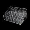 Clear Acrylic 24 Lipstick Holder Display Cosmetic Organizer Makeup Case Storage,