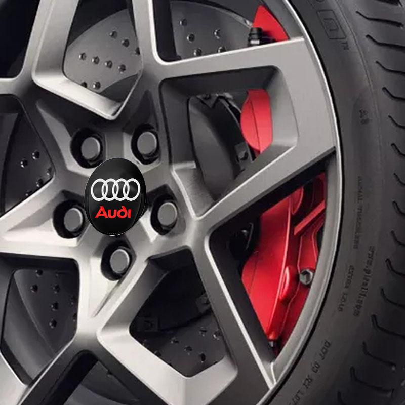 56 мм Эмблема наклейка на центр ступицы колеса автомобиля Стикер на колесо для Audi A7 A1 B5 B6 B7 B8 B9 8P C6 C5 C7 A8 A3 A4 A5 A6 TT Q3 Q5 Q7