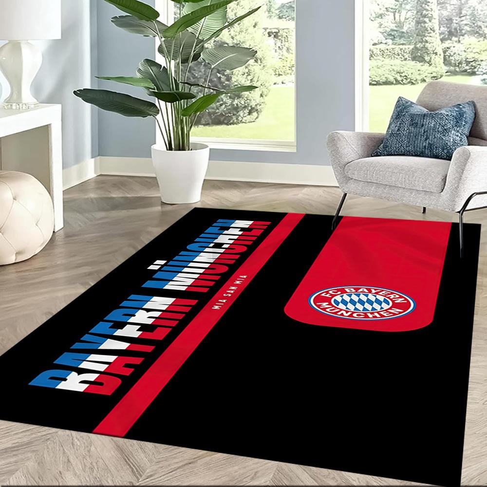 Bayern Munich Floor Mat Design for Entryway Living Rooms Playrooms Decorate room Antislip Carpet Anime Office Decor Perfect Gift for Friends & Family