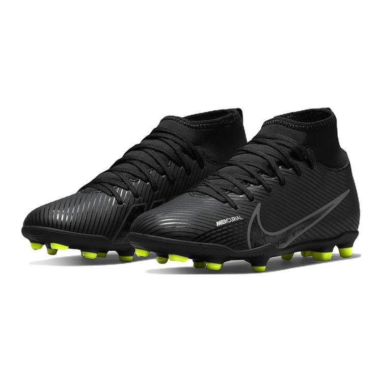 Nike Mercurial Superfly 9 Club FG MG GS Shadow Pack Детские кроссовки Черный Саммит-Белый Вольт DJ5959-001