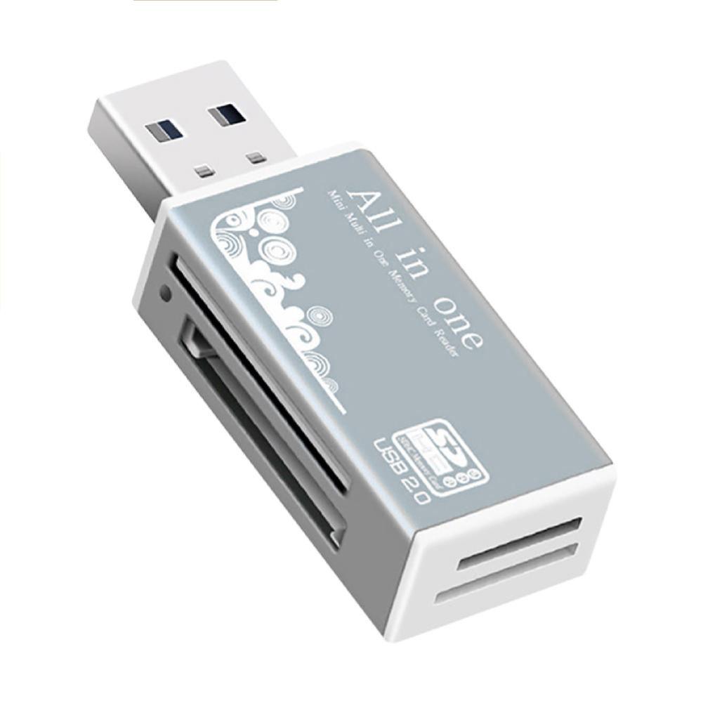 SM-PE Memory 2 Micro-SD/TF/CT/MS/SDHC/MMC USB-адаптер многофункционального устройства чтения карт