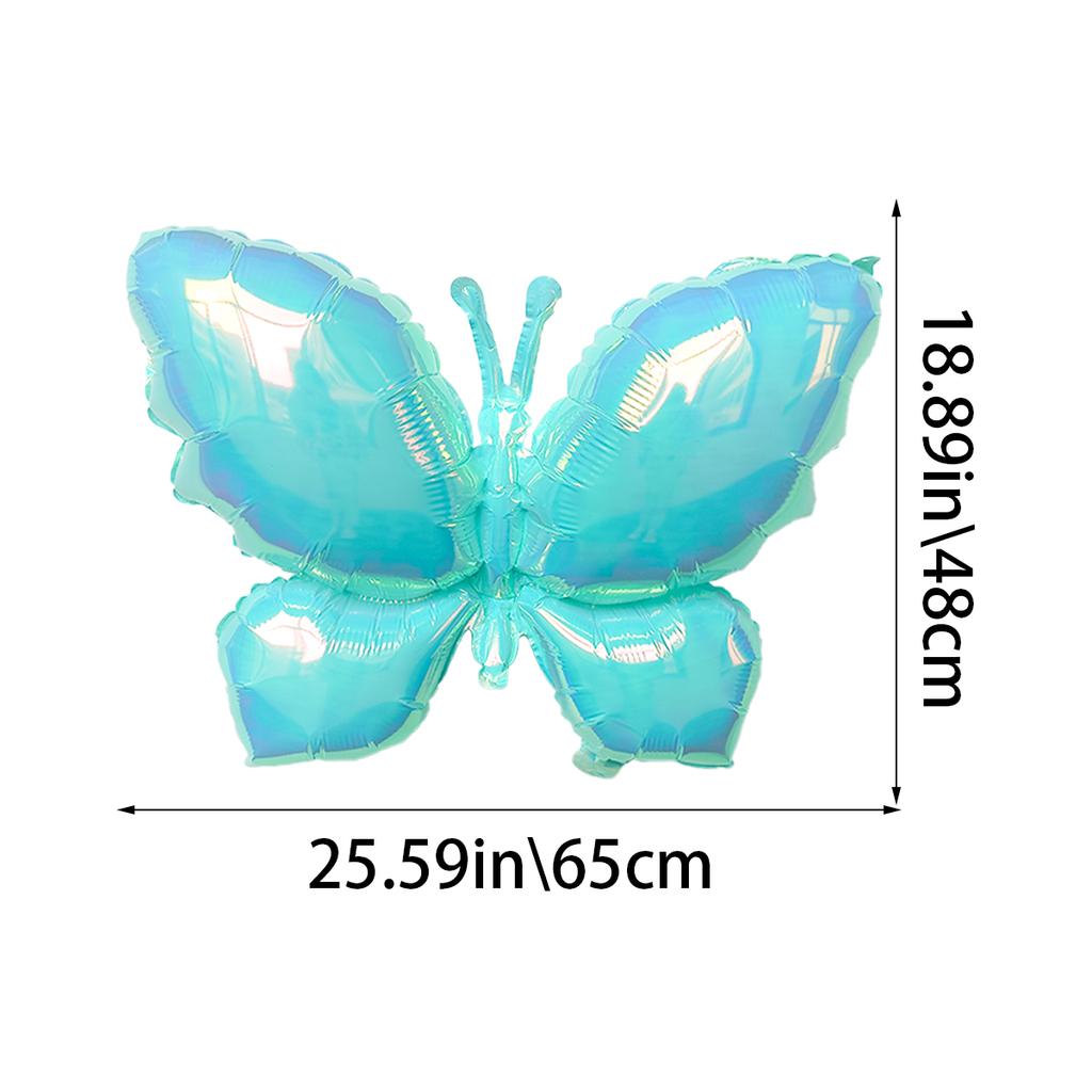 1 шт. разноцветный воздушный шар из алюминиевой фольги в виде бабочки подойдет для тематической вечеринки с бабочками, свадьбы, дня рождения, украшения подарка