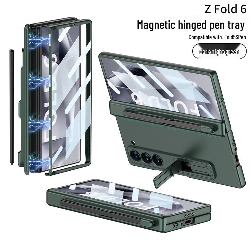 Магнитный чехол-книжка для Samsung Z Fold6 и Fold7 - Стильный новый дизайн