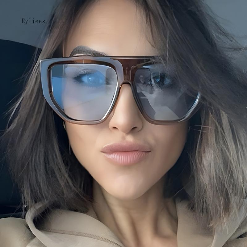 Square Large Size Men'S Sunglasses Retro Women Suneyeglass Sunscreen Luxury Replica Sunglasses For Men