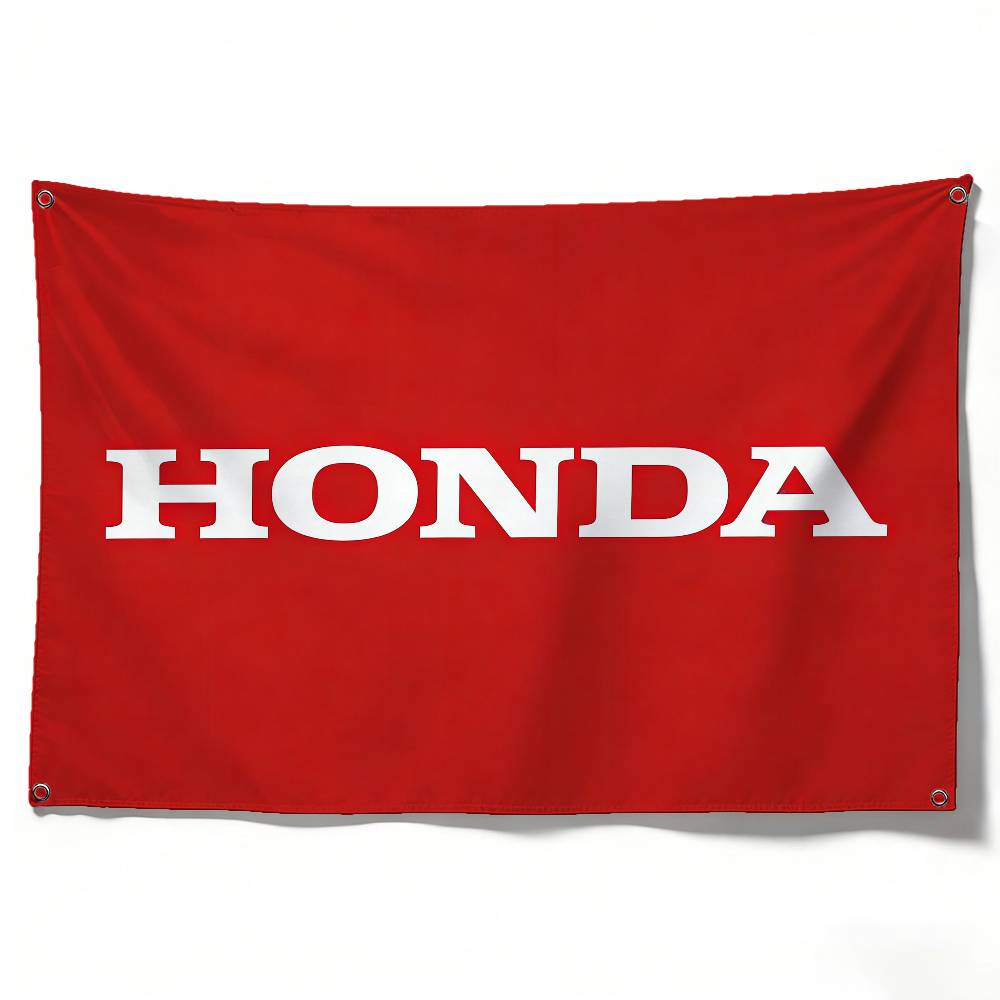 Motorcycle For HONDA Decorative Flag High Quality Polyester Fade Resistant Machine Washable Indoor Outdoor Hanging Banner RH6