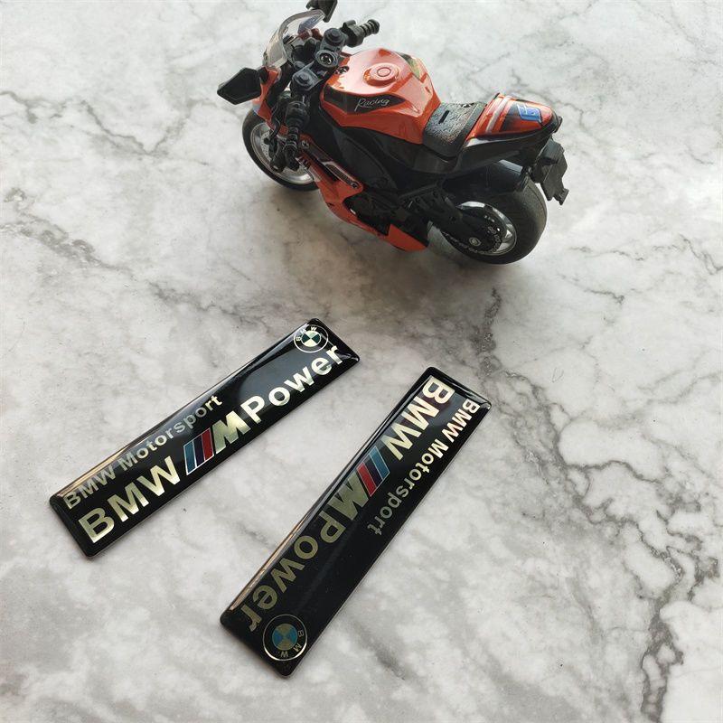 Suitable for BMW aluminum alloy drip adhesive X1X3X5X6Power modification M performance body metal car logo sticker